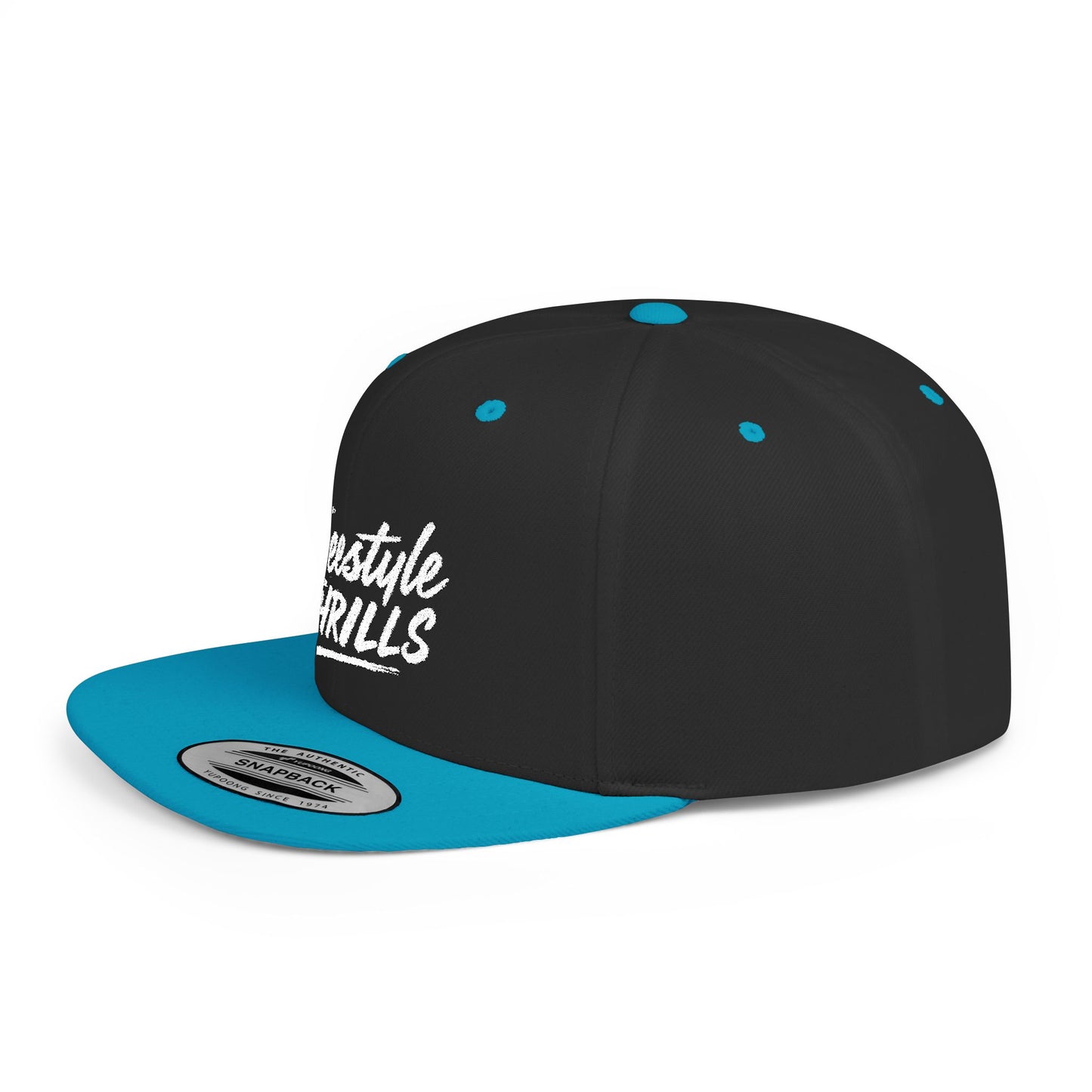 Flat Bill Snapback Cap FREESTYLE THRILLS