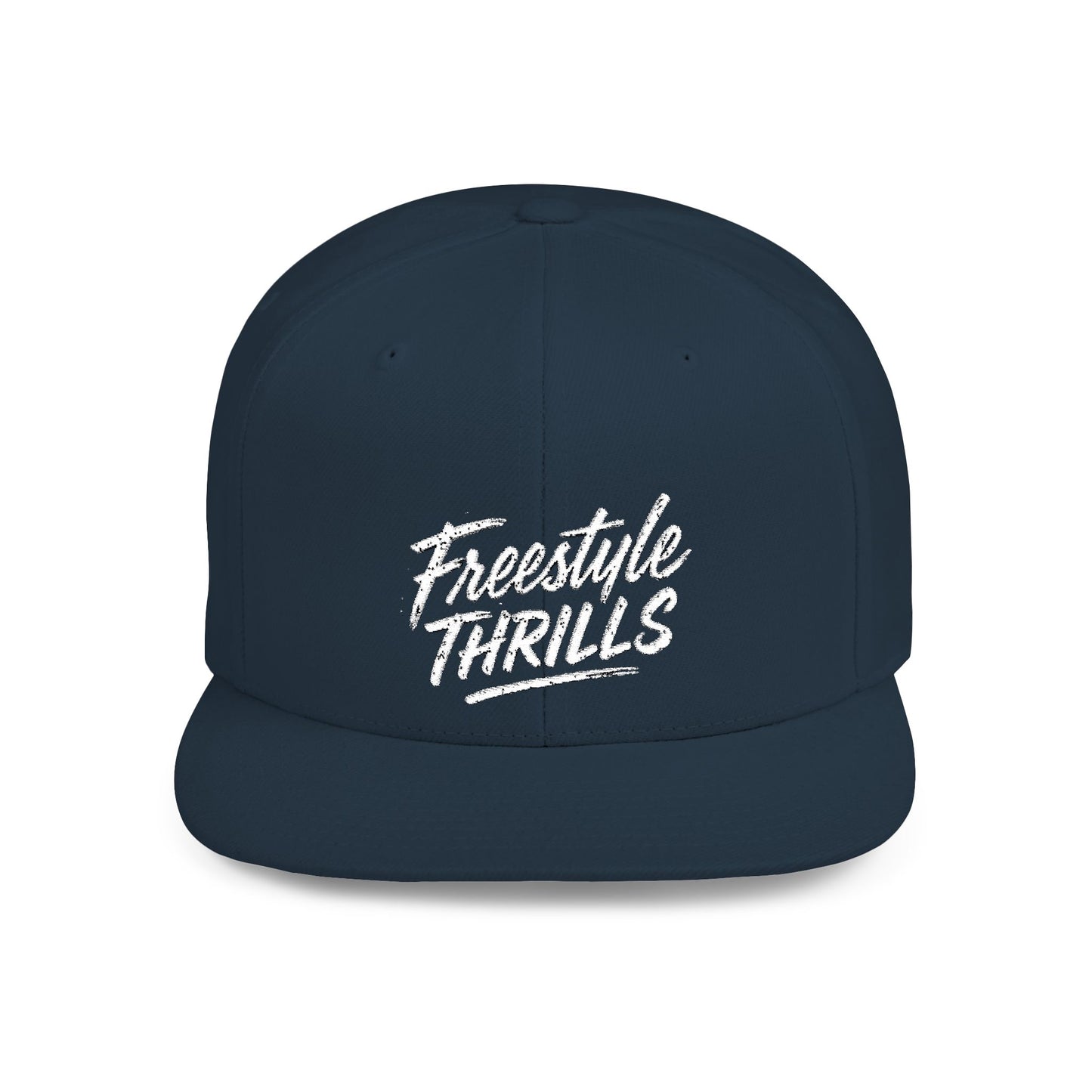 Flat Bill Snapback Cap FREESTYLE THRILLS