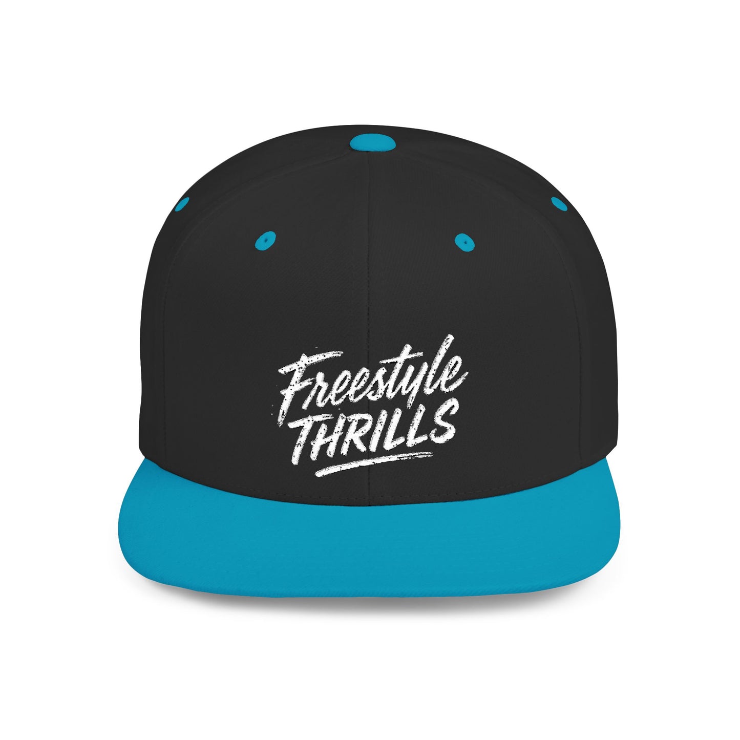 Flat Bill Snapback Cap FREESTYLE THRILLS