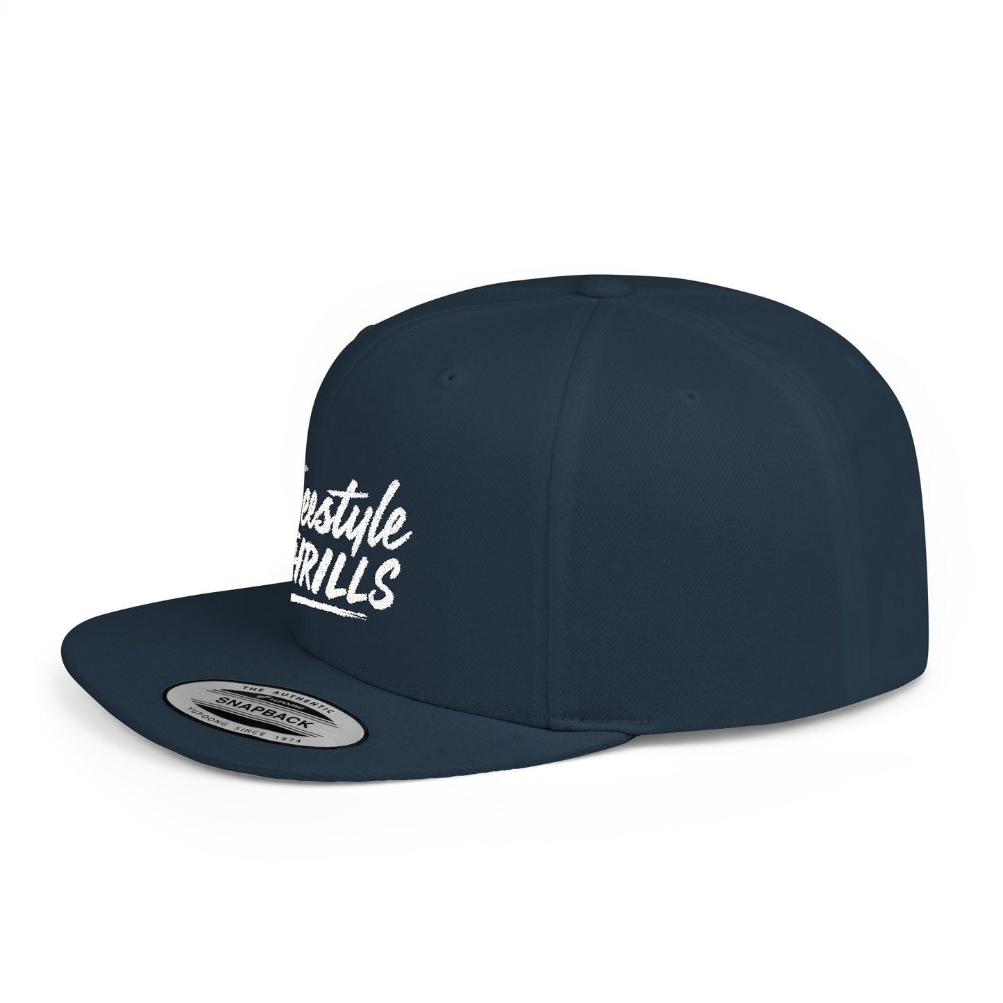 Flat Bill Snapback Cap FREESTYLE THRILLS