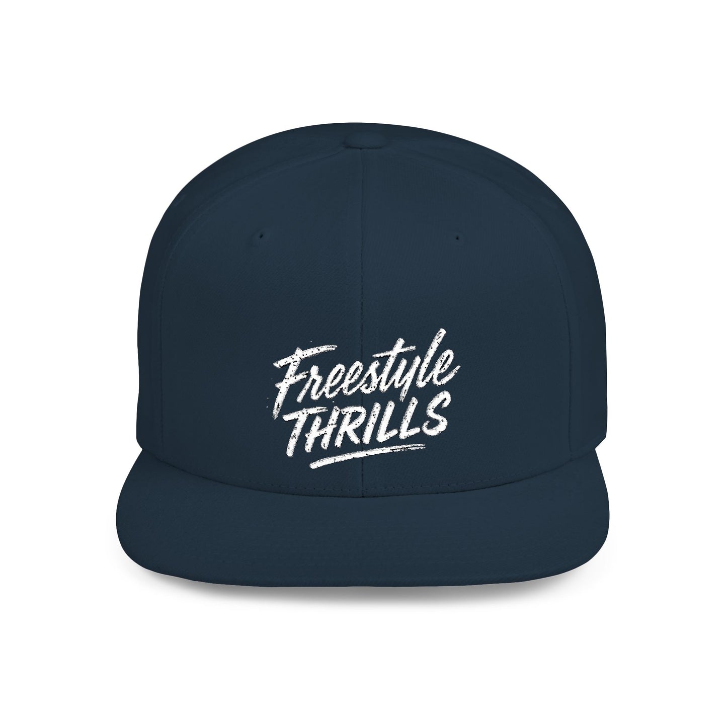 Flat Bill Snapback Cap FREESTYLE THRILLS